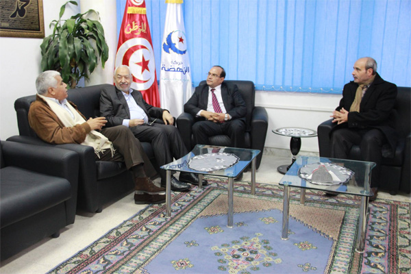 Tunisie - Rached Ghannouchi et Houcine Abassi rencontrent, séparément, Chawki Tabib