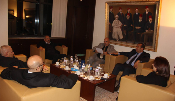 Tunisie - Rencontre entre Rached Ghannouchi et une délégation de l'UTICA