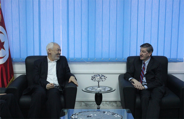 Tunisie – Rached Ghannouchi rencontre Jacob Walles