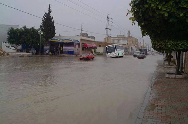 Tunisie – Inondations dans la ville de Sfax