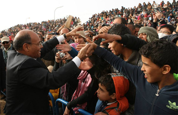 La cote de popularité de Marzouki atteint ses plus hauts niveaux aujourd'hui, selon Mohamed Hnid