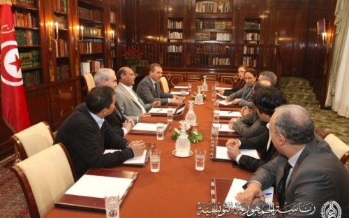 Moncef Marzouki rencontre les membres de la nouvelle ISIE à Carthage (vidéo)