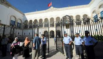 Slim Chiboub Arrive Au Tribunal De Premiere Instance De Tunis