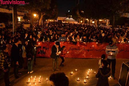 L'avenue Habib Bourguiba commémore le 1er anniversaire de la mort de Chokri Belaïd 