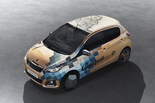 Tattoo Concept, l’exemplaire unique de la nouvelle Peugeot 108