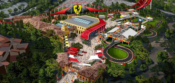 Espagne - Ouverture d’un parc d'attractions Ferrari à Barcelone