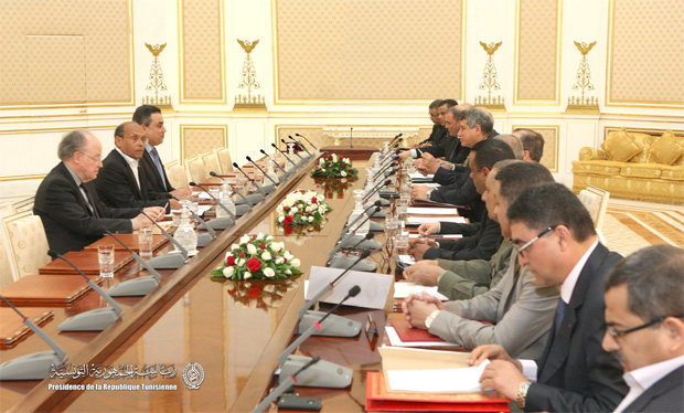 Tunisie - Réunion des 3 présidents avec le Conseil supérieur de la sûreté