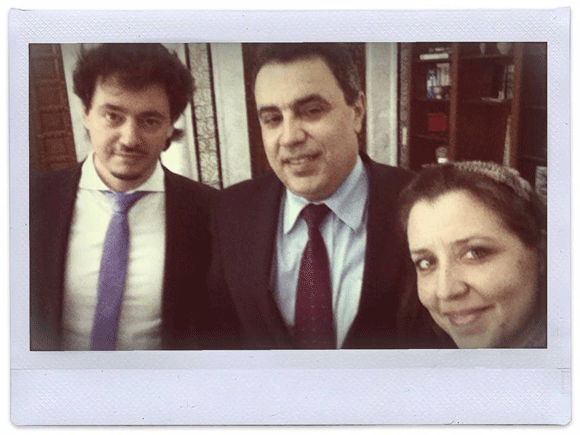 Photo du jour - Journalistes et ministres Ã  la mode selfie