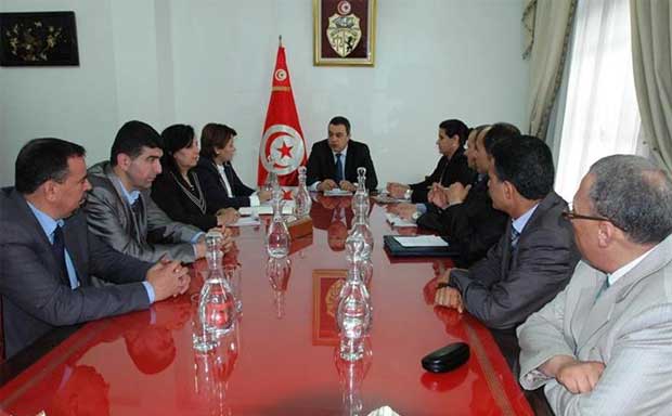 Tunisie – Rencontre entre Mehdi Jomâa et une délégation de l'AMT