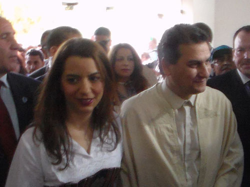 Amel Karboul et Mourad Sakli au musée des Arts et des Traditions populaires de Djerba