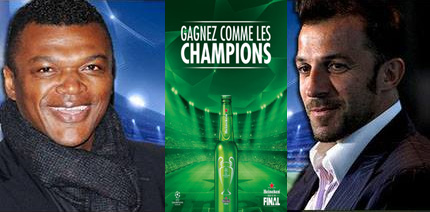 Tunisie - Finale Champions League : Heineken organise une soirée VIP avec Alessandro Delpiero et Marcel Dessailly
