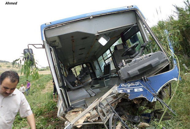 Tunisie - Plus de 40 élèves blessés dans un nouvel accident de bus, près de Ras Jebel (vidéo)