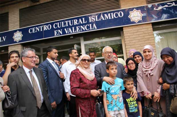 A Valence, Rached Ghannouchi évoque le rôle des minorités musulmanes de l'Ouest dans le printemps arabe