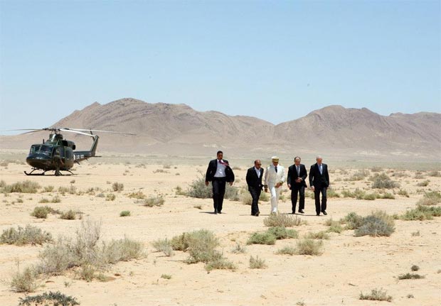 Moncef Marzouki visite la région sinistrée de la Hamma (vidéo)