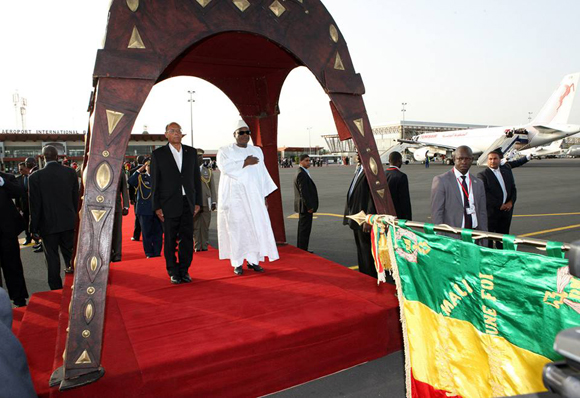 Moncef Marzouki atterrit au Mali