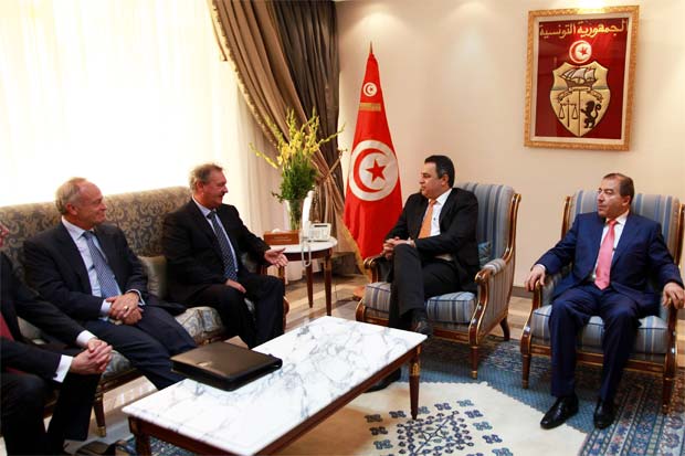 Tunisie - Mehdi Jomâa reçoit le ministre luxembourgeois des Affaires étrangères et européennes