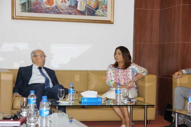 Tunisie – Après Rached Ghannouchi, Wided Bouchamaoui reçoit Beji Caïd Essebsi