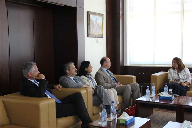 Wided Bouchamaoui s'entretient avec Zaouia, Fakhfakh et Ben Abdallah