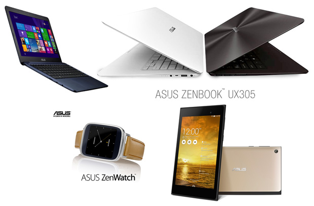 ASUS lève le voile sur ses nouveautés : ZenWatch, Zenbook, EeeBook et Memo Pad