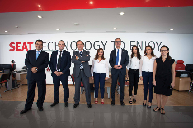 Tunisie - Le nouveau vice-président des ventes et marketing de SEAT en visite de travail à Ennakl Automobiles