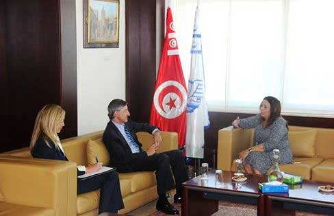 Tunisie- Etats Unis : Wided Bouchamaoui reçoit Jacob Walles