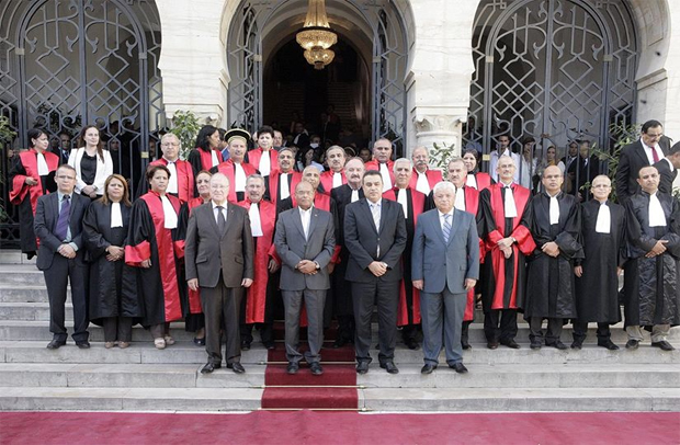 Les trois présidents assistent à la cérémonie d’ouverture de l’année judiciaire
