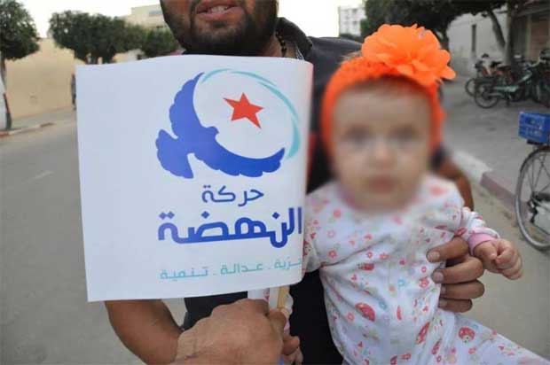 Des bébés et des enfants utilisés pour la campagne d’Ennahdha