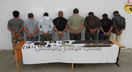 Tunisie - 8 terroristes et trafiquants darmes arrts  Monastir (vido)