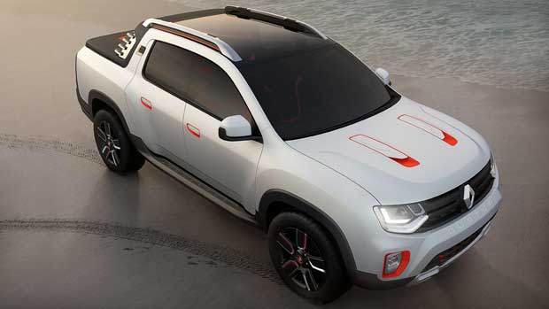 Renault dévoile au Salon de São Paulo, en première mondiale, son show car Duster Oroch (vidéo)