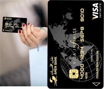 Amen Bank lance pour la 1ère fois en Tunisie, sa nouvelle carte Visa INFINITE
