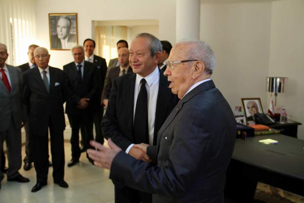 Naguib Sawiris, président des Egyptiens Libres félicite Béji Caïd Essebsi pour les législatives