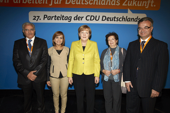 Angela Merkel reoit une dlgation de Nidaa Tounes  Cologne 