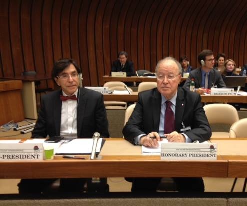 Mustapha Ben Jaâfar assiste à la réunion du conseil de l'Internationale Socialiste à Genève