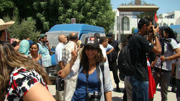 Tunisie  Ines Ben Othmane comparait devant le tribunal de l'Ariana