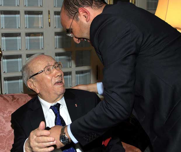 Photo du jour : l'instant où Béji Caïd Essebsi a appris sa victoire