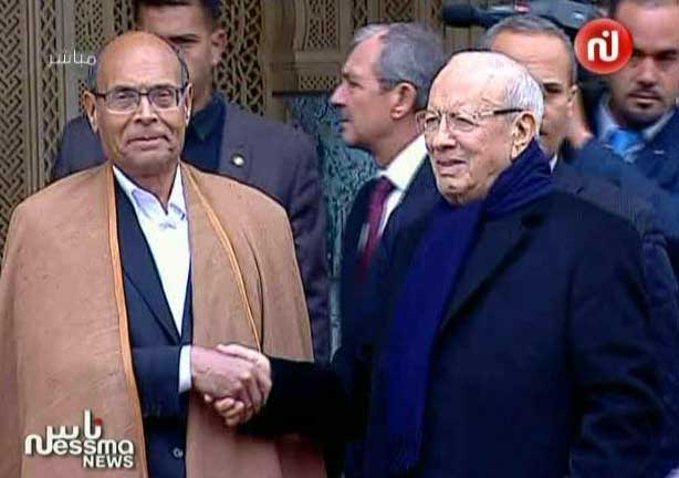 Cérémonie de passation entre Moncef Marzouki et Béji Caïd Essebsi à Carthage (vidéos)