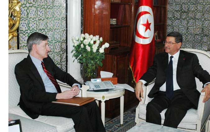 Tunisie - Habib Essid reçoit Jacob Walles