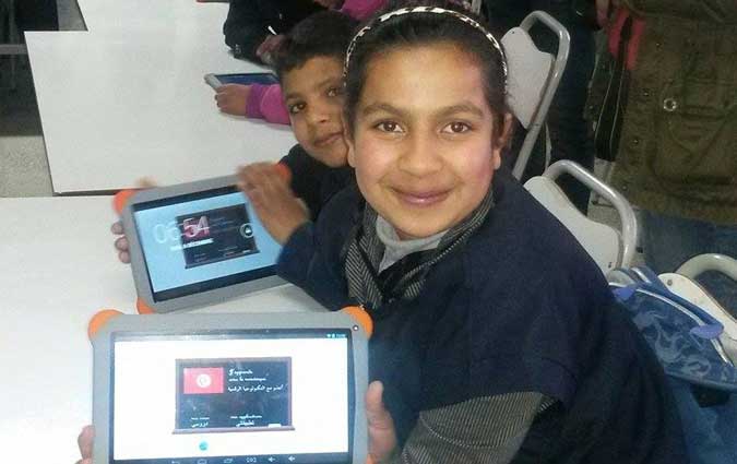 L'école primaire Chorfech 24 de Sidi Thabet bénéficie du kit numérique d'Orange Tunisie