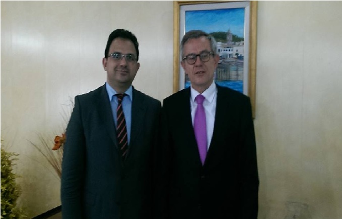 Zied Laâdhari et l'ambassadeur d'Allemagne examinent la question de l'emploi des jeunes tunisiens