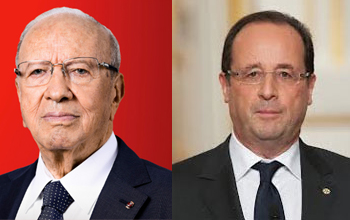 Tunisie - Bji Cad Essebsi en visite d'Etat en France les 7 et 8 avril 2015