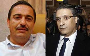 Chafik Jarraya, Nabil Karoui et le comité constitutif de Nidaa à l'Africa en même temps