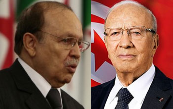 Abdelaziz Bouteflika prsente ses condolances aux Tunisiens et  Bji Cad Essebsi