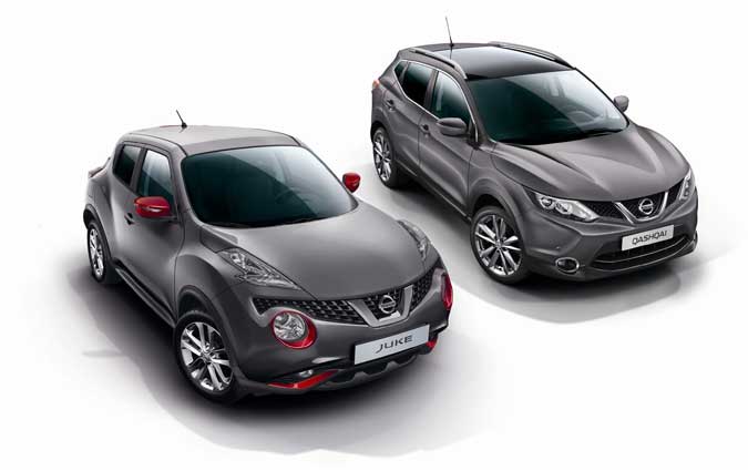 Nissan lance les séries spéciales Juke et Qashqai Design Edition