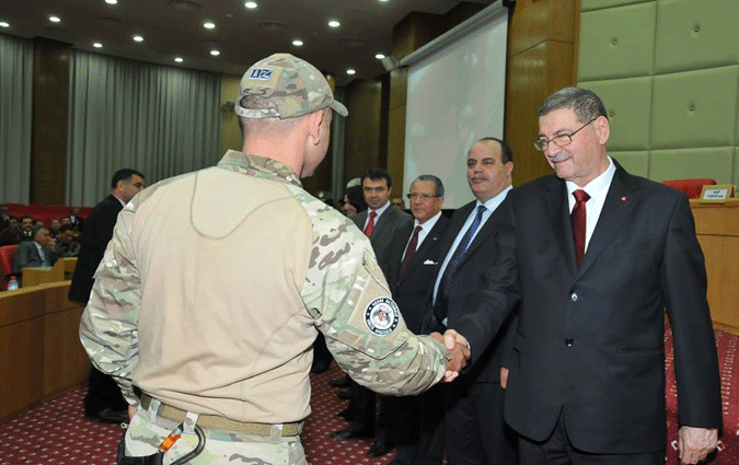 Tunisie - Hommage aux hros des units spciales de la Garde nationale