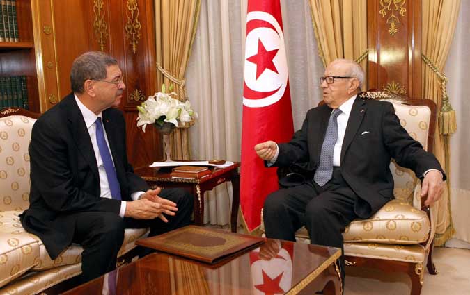 Tunisie - Béji Caïd Essebsi reçoit Habib Essid