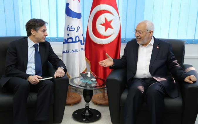 Rached Ghannouchi s'entretient avec le secrtaire d'Etat adjoint amricain pour les Affaires trangres