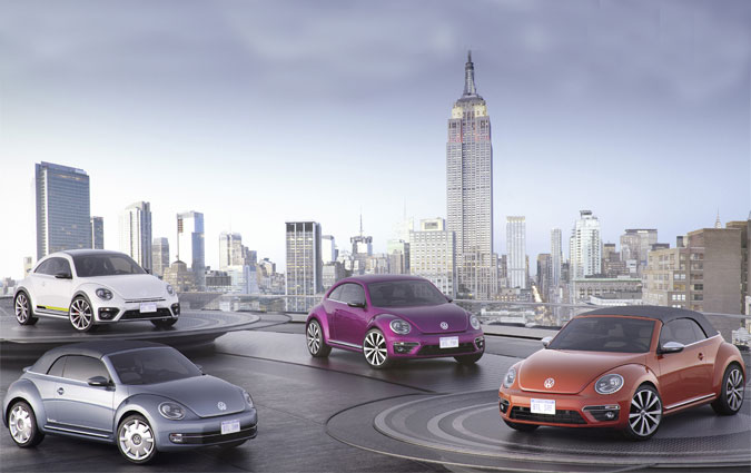 Salon de New York : Volkswagen présente quatre nouvelles versions de la Beetle