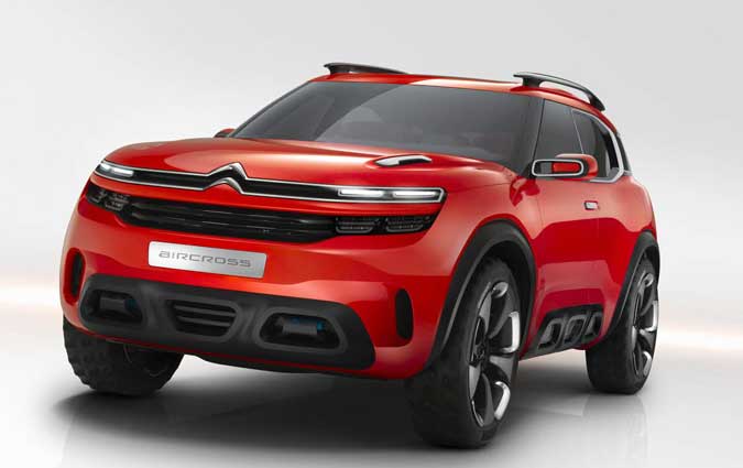 Citroën présente en première mondiale son nouveau concept car Aircross