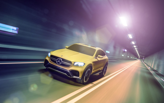 Mercedes-Benz prpare son nouveau coup d'clat avec le Concept GLC Coup