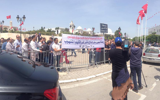 En colère, les joailliers de la Berka protestent à la Kasbah